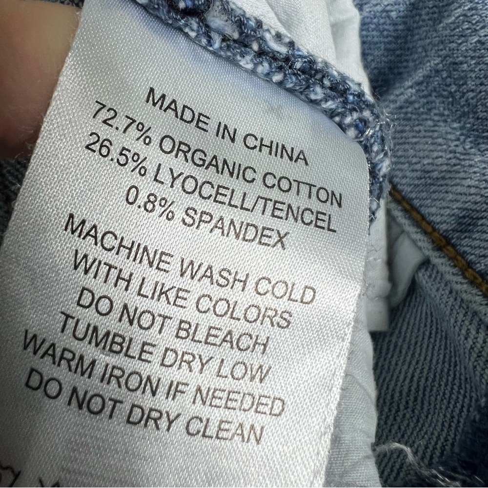 Quince Light Blue Flare Jeans - Picture 5 of 5